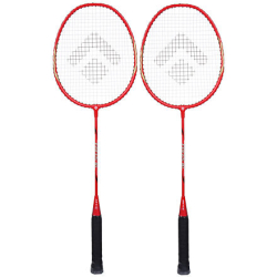 Focus 10 set badmintonová raketa červená